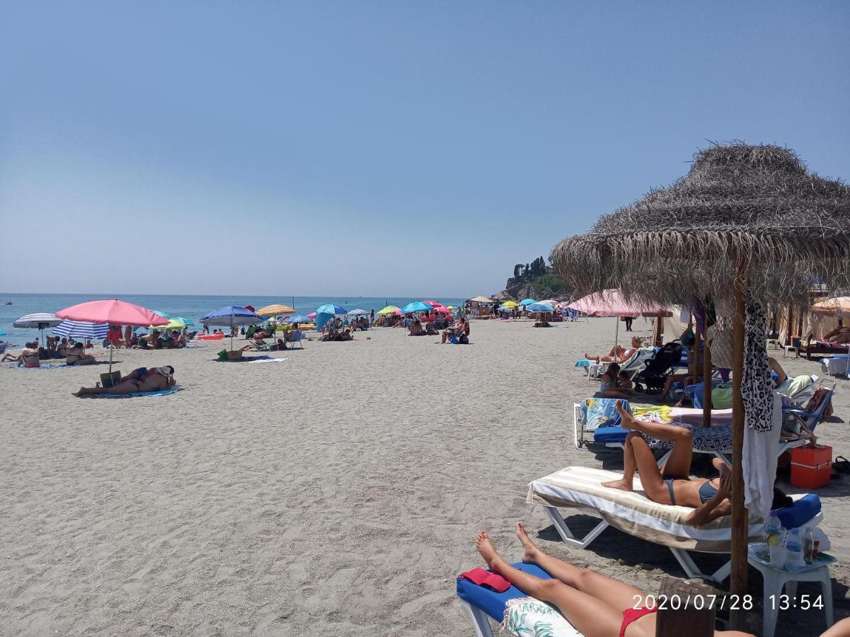 Nerja 1ª Linea De Playa De Burriana , Terraza Grande Al Mar公寓 外观 照片